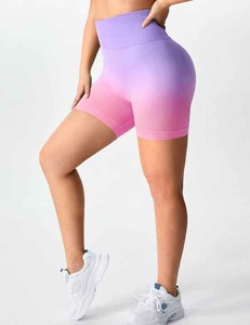 Shorts de course pour femmes de bonne qualité Shorts de yoga taille haute fabriqués en usine Shorts de yoga respirants pour femmes - Product Image 1