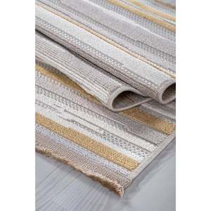 Alfombra Moderna Multicolor de Polipropileno y Sisal Netline, 80x150 cm, para Dormitorio, Estudio, Habitación Infantil, Entrada - Home Depot - Product Image 3