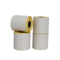 Rouleau d'étiquettes thermiques directes personnalisées de qualité supérieure 100*150mm, autocollantes, imperméables, pour imprimante à codes-barres