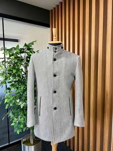 Dernier modèle de manteau d'hiver Offre Spéciale Veste de luxe d'élite et élégante pour hommes nouvelle mode italienne vente en gros de manteau en laine bon marché - Product Image 6