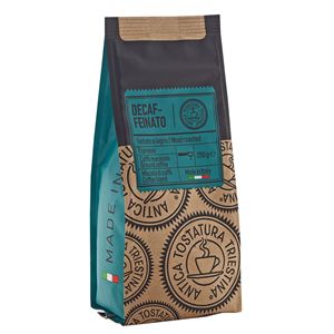 Antica Tostatura Triestina Wood <b>Roasted</b> Decaffeinated Ground Coffee 250g X 8 Pcs From Italy in Moka Pot <b>Bags</b> - Product Image 1