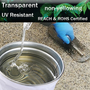 Permeable Durable <strong>Polyurethane</strong> Epoxy Resin Bound Gravel Aggregate and Hardener Floor <strong>Material</strong> Kit for Driveways Outdoor Flooring - Product Image 2