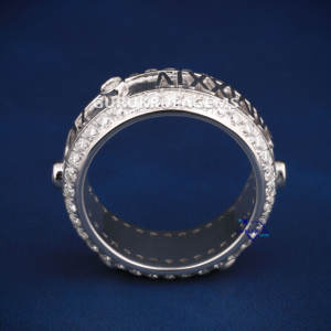 Elegante conjunto de compromiso y boda Impresionante banda 14kt Oro sólido Diamantes cultivados en laboratorio Accesorio perfecto para el anillo moderno - Product Image 4