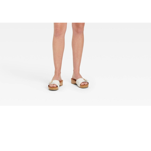 Shorts Bermuda in Denim Vintage a Vita Alta da Donna, Bianchi con Decorazione a Bottoni Universali, Taglia 12 - Product Image 3