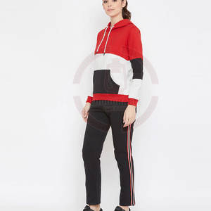 Chándal de 2 piezas de algodón y poliéster transpirable XL para mujer, conjuntos de pantalones de chándal y sudadera ecológicos para verano e invierno - Product Image 3