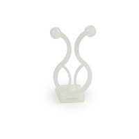 Clip de Cable de Nylon Natural Essentra, Abrazadera Giratoria con Tornillo para Montaje en Panel WSTL-SME
