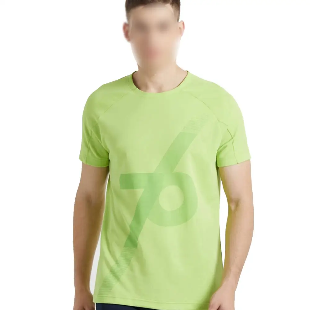 Camisetas masculinas de cor verde claro mais novo produto personalizado de boa qualidade melhor fornecedor serviço OEM mais recente design