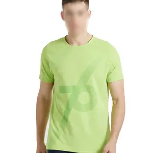Açık yeşil renk yeni özel ürün kaliteli en iyi tedarikçi OEM hizmeti son tasarım erkekler t-shirt