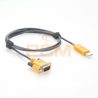 Cable DB9 a USB CH9328, Cable Adaptador Convertidor de Datos Seriales RS232 a Teclado HID para Indicador de Peso, Escáneres de Código de Barras, Punto de Venta