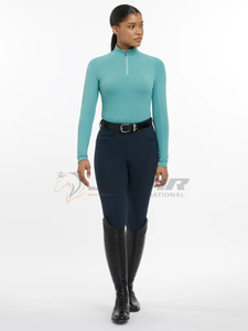 Ropa de entrenamiento y competición con tecnología de secado rápido que absorbe la humedad, capas base delgadas, Capas base para montar a caballo para mujer - Product Image 6