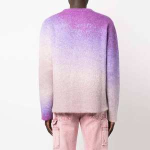 Long Sleeve Casual Solid Color Custom Front Logo Pullovers Knitted Wool Cashmere <b>Sweater</b> Male Winter Quick Dry Anti-Wrinkle - Product Image 3