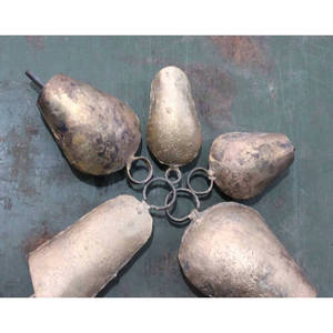 Lot de 10 clochettes rustiques en fer massif, carillons éoliens indiens avec finition émail dur poli, en alliage moulé, pour la prière et les fêtes - Product Image 2