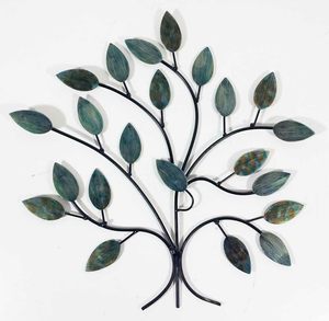 Oiseau bourdonnant coloré sur fleur décoration murale pour salon décoration murale en métal feuille Art mural œuvre moderne pour chambre - Product Image 6