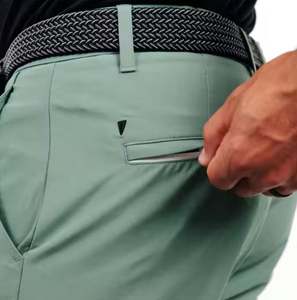 Logo personnalisé séchage rapide évacuation de l'humidité entraînement couleur unie vierge décontracté Golf polyester hommes Shorts - Product Image 4