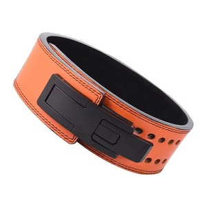 Cinturón de Gimnasio de Cuero Vacuno Genuino de 10 mm con Logotipo Personalizado, Cinturón de Soporte Lumbar para Levantamiento de Pesas y Fitness - Product Image 5