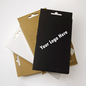 Cajas de embalaje de la caja del teléfono celular de Kraft, cajas de embalaje de la cubierta del teléfono móvil Kraft con cajas de embalaje móviles de la ventana plástica - Product Image 3