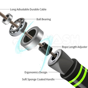 Cuerdas para Saltar, Cuerda de Fitness con Oscilación Suave, Tamaño Ajustable, Agarre Cómodo, Cuerdas para Saltar para Entrenamiento Diario - Product Image 3