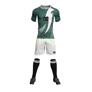 Tenues de football respirantes de haute qualité en sublimation - Économiques, haute technologie, imperméables, antibactériennes, 100% polyester - Product Image 1