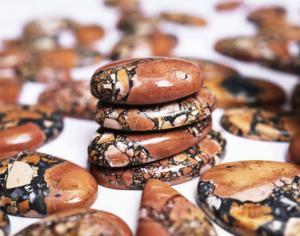 Cabujón de Jaspe Maligano Natural, Piedra Preciosa Suelta para Joyería, Cabujón de Diseño - Product Image 4