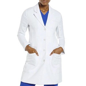 Blouse de laboratoire unisexe de haute qualité OEM avec fusion sans couture avec logo personnalisé et détection d'aiguille pour une utilisation hospitalière-en vente - Product Image 3
