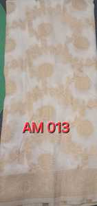 Saree en nylon chic et léger avec un beau drapé, idéal pour une tenue décontractée ou festive avec confort - Product Image 2