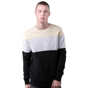 Diseño Color sólido Sudadera Buena calidad Oversized Loose Men Sudadera Venta al por mayor Manga larga Basics Algodón Mezclado - Product Image 3