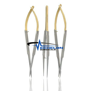 Ensemble de chirurgie de la main de 3 pièces, ciseaux de microchirurgie Castroviejo, porte-aiguilles, pinces, instruments de microchirurgie par ECHELON SURGICALS - Product Image 3