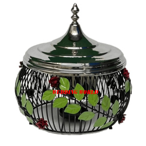 <b>Table</b> Decorative Metal Food Warmer Superior Quality Handmade Luxury Casserole Dinnerware Hot Selling Decorative Metal Hotpot - Product Image 1