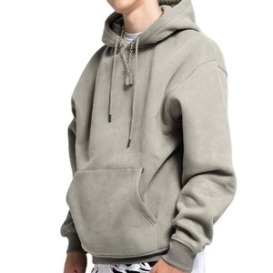 Plain <b>Pullover</b> <b>Men</b> Hoodies Hot Sale Causal <b>Men</b> Hoodies With Good Quality <b>Men's</b> <b>Pullover</b> 100% Cotton Basics Hoodie - Product Image 1