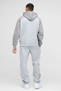 Conjuntos Deportivos Estampados para Hombre, Color Sólido, Estilo Holgado, Estampado Puff, Personalizados, 100% Algodón, Conjuntos de Dos Piezas Personalizados - Product Image 4