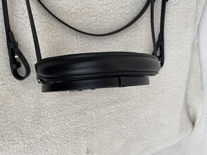 Brida de Cuero Negra de Lujo con Diadema de Cristales Amarillos Brillantes, Brida Inglesa de Doma - Product Image 3