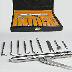 Dental Instruments Set 5 Pieces Stainless Steel Dental Kit Dental Instruments Surgical <b>Cleaning</b> <b>Teeth</b> <b>Tool</b> - Product Image 6