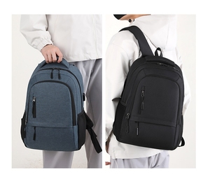 Mochila de viaje impermeable y ligera de gran capacidad, diseño de moda, múltiples bolsillos, carga USB, Mochila deportiva informal - Product Image 6