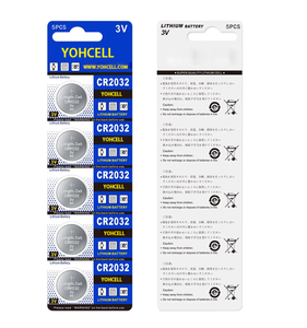 Yohcell CR2032 3V Pin Lithium Coin 5-Pack | nút pin di động cho airtag, Key Fob, từ xa, đồng hồ, và nhiều hơn nữa - Product Image 6