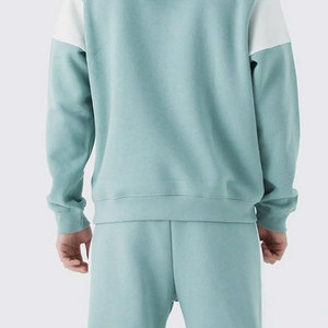 Ensemble de survêtement personnalisé en gros, 500 GSM, 100% coton, molleton ample, sweat-shirts à capuche surdimensionnés, jogging, survêtement pour hommes - Product Image 5
