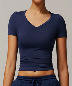 Femmes été décontracté imprimé Yoga débardeur sans couture serré dos nu Design Sexy dentelle décoré séchage rapide sport Fitness Jersey - Product Image 1