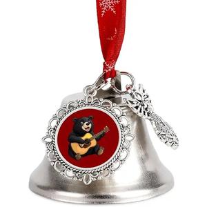 Belle Unique Métal Cloche De Noël Ornement Pour Fête De Vacances Festive Home Decor Premium Artistique À La Main Cloche De Noël - Product Image 5