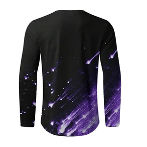 Hommes de grande taille nouveau Design solide impression par sublimation manches longues entraînement vêtements de course hiver Slim Fit survêtement ensemble - Product Image 4