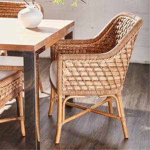 Chaises de salle à manger en jacinthe d'eau naturelle de qualité supérieure chaise faite à la main pour la maison et le restaurant - Product Image 5