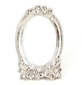 <b>Metal</b> <b>Picture</b> <b>Frame</b> Nickel Plated Embossed by Axiom Home Accents Cast Brass Wedding Photo <b>Frame</b> - Product Image 4