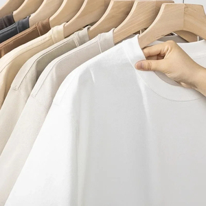 เสื้อยืดผ้าฝ้าย100% ใส่ได้ทั้งชายและหญิงเสื้อยืดสีขาว450g เสื้อยืดลายเปล่าสำหรับฤดูร้อน - Product Image 3