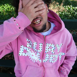 Sudadera con Capucha Extra Grande de Invierno para Hombre, Diseño Ecológico y Resistente al Viento con Aspecto de Diamante de Lujo - Product Image 4