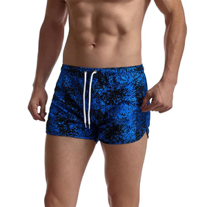Short de bain d'été imprimé de l'usine OEM pour hommes Short de bain décontracté à motifs solides à séchage rapide pour hommes de plage - Product Image 1