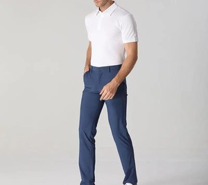 Pantalon de jogging pour homme en mélange polyester/coton, velours côtelé, infroissable, avec cordon de serrage, confortable, décontracté, vêtement de sport, logo personnalisé - Product Image 3
