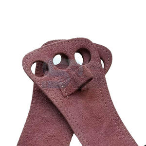 Durable Leather Gymnastics Hand <b>Grips</b> 3 Hole Anti Slip Cross Training Gloves For Workout <b>Weight</b> <b>Lifting</b> Pull Ups And Fitness - Product Image 6