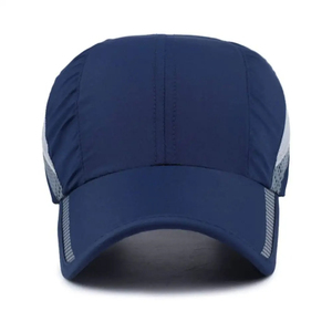 Gorras deportivas blandas con logotipo bordado a mano personalizado al por mayor de algodón no estructurado de alta calidad sólido liso transpirable impermeable - Product Image 5
