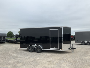 7x16 Enclosed Cargo <b>Trailer</b> 7000lbs Tandem Axle <b>Box</b> <b>Trailer</b> 84in Interior Height Steel Tandem Axle <b>Box</b> <b>Trailer</b> 84in Interior - Product Image 2