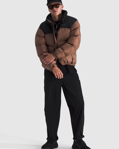 Chaqueta Acolchada con Capucha y Cuello Alto, Diseño Moderno, Impermeable, Transpirable, Cortavientos, Abrigo Cálido para Otoño, Chaqueta para Hombre - Product Image 6