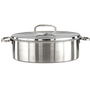 Cazuela de acero inoxidable de lujo al por mayor y olla caliente, servidor de comida pintado a mano a bajo precio, vajilla, olla caliente - Product Image 4