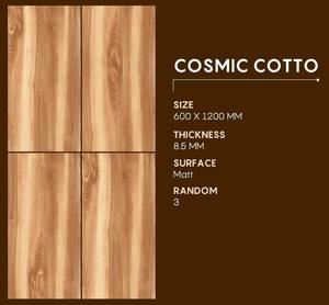 Carreaux de porcelaine de style bois 600x1200mm modernes à forte demande pour sol intérieur d'hôtel Carreaux d'accent antibactériens pour chambres - Product Image 2